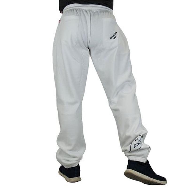 Brachial Tracksuit Trousers Gain- White - Urban Gym Wear