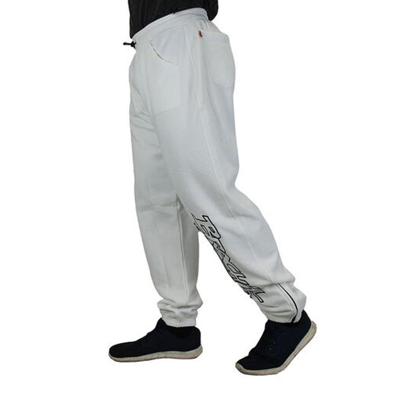 Brachial Tracksuit Trousers Gain- White - Urban Gym Wear