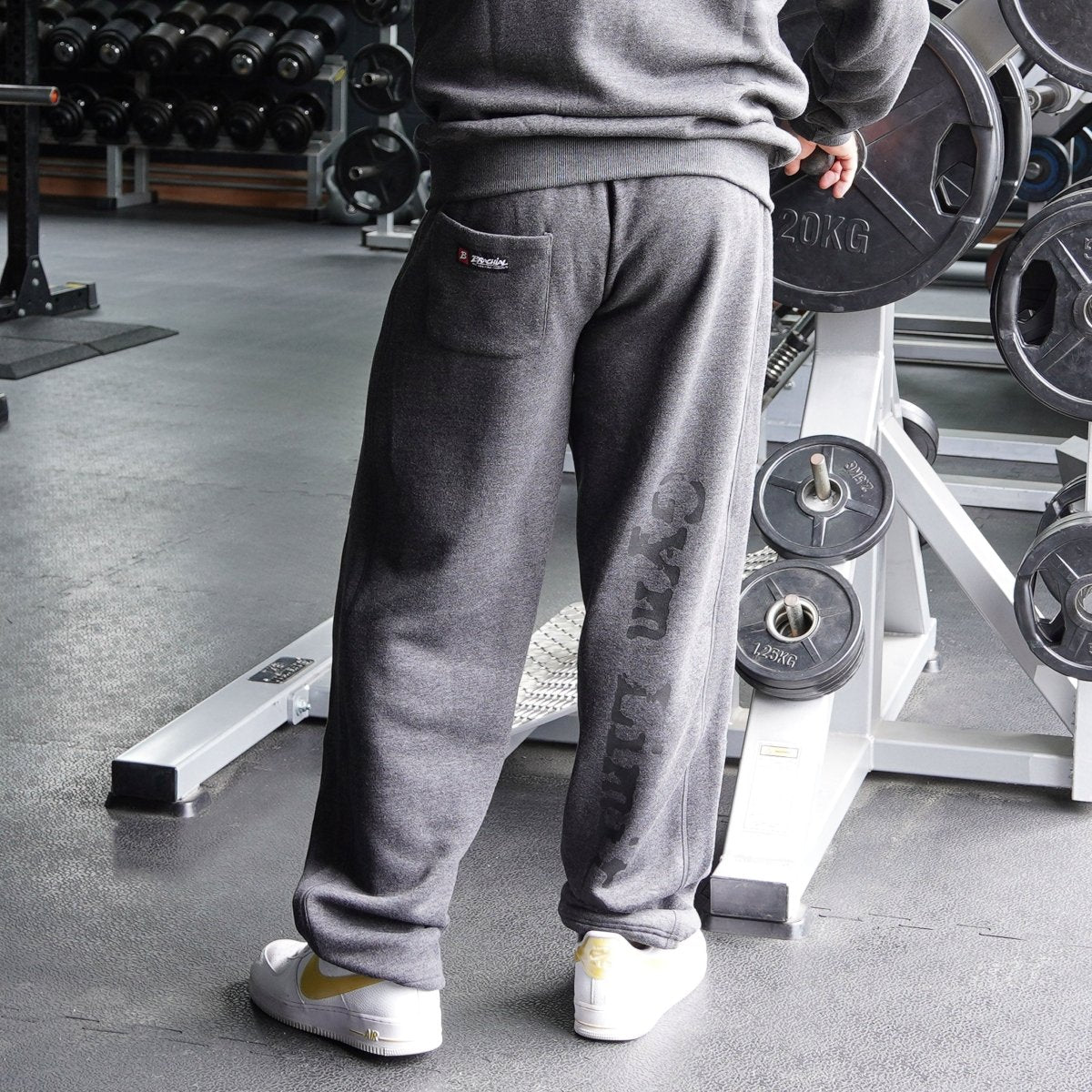 Brachial Tracksuit Trousers Gym Dark Grey/Black Urban Gym Wear