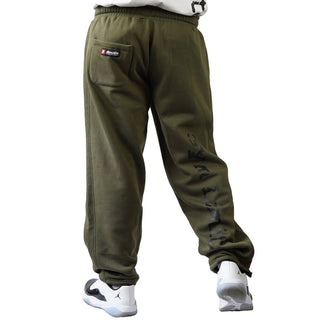 Brachial Tracksuit Trousers Gym - Military Green/Black - Urban Gym Wear