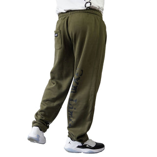 Brachial Tracksuit Trousers Gym - Military Green/Black - Urban Gym Wear