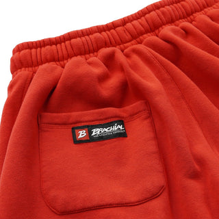 Brachial Tracksuit Trousers Gym - Red/White - Urban Gym Wear