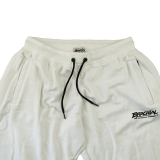Brachial Tracksuit Trousers Lightweight - White - Urban Gym Wear