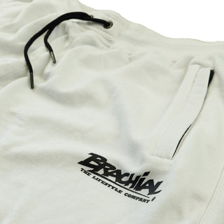 Brachial Tracksuit Trousers Lightweight - White - Urban Gym Wear
