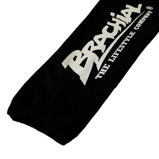 Brachial Tracksuit Trousers Smooth - Black - Urban Gym Wear
