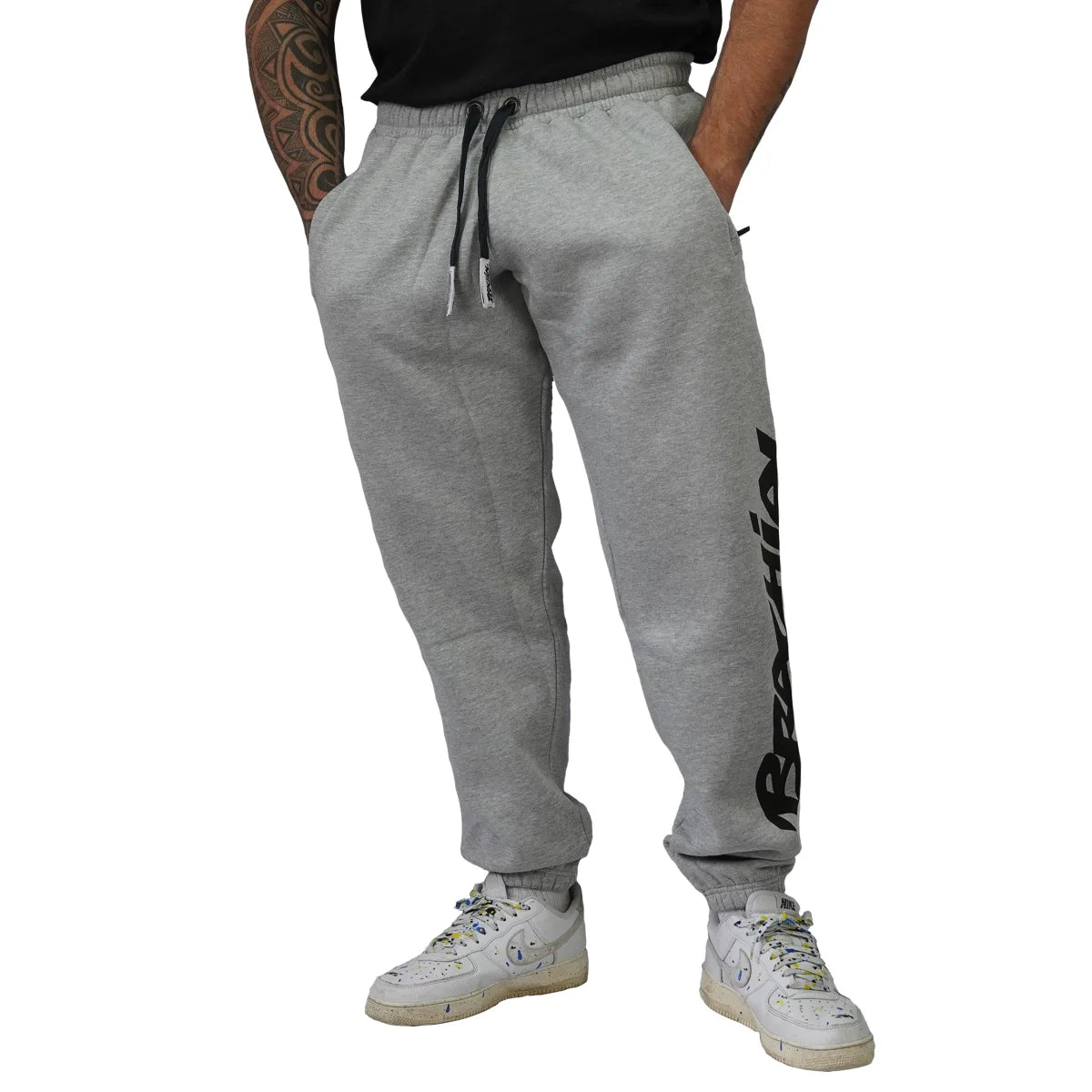 Grey tracksuit trousers sales
