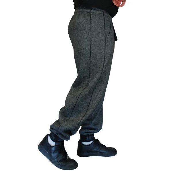 Brachial Tracksuit Trousers Spacy - Graphite Melange/Black - Urban Gym Wear