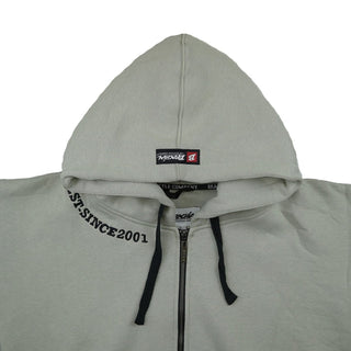 Brachial Zip Hoodie Gym - Light Grey/Black - Urban Gym Wear