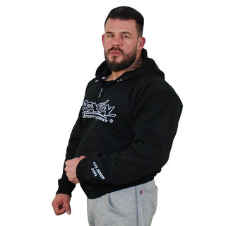 Brachial Zip Hoody Gain - Black - Urban Gym Wear