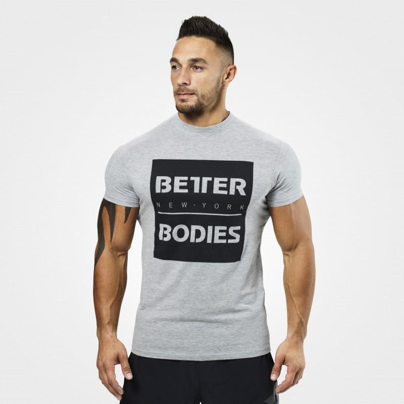 Better Bodies Casual Tee - Greymelange