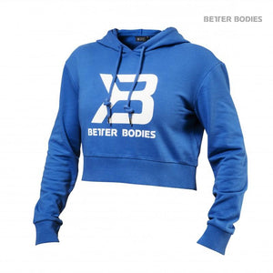 Better Bodies Cropped Hoodie - Bright Blue