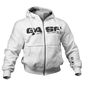 GASP 1,2lbs Hooded Jacket - White - Urban Gym Wear