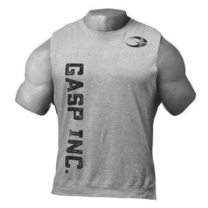 GASP 3045 Tank - Greymelange - Urban Gym Wear