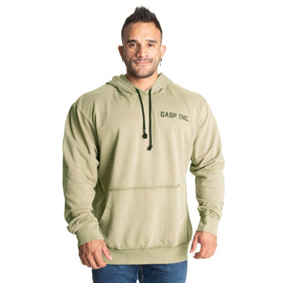 GASP Acid Hoodie - Washed Green - Urban Gym Wear