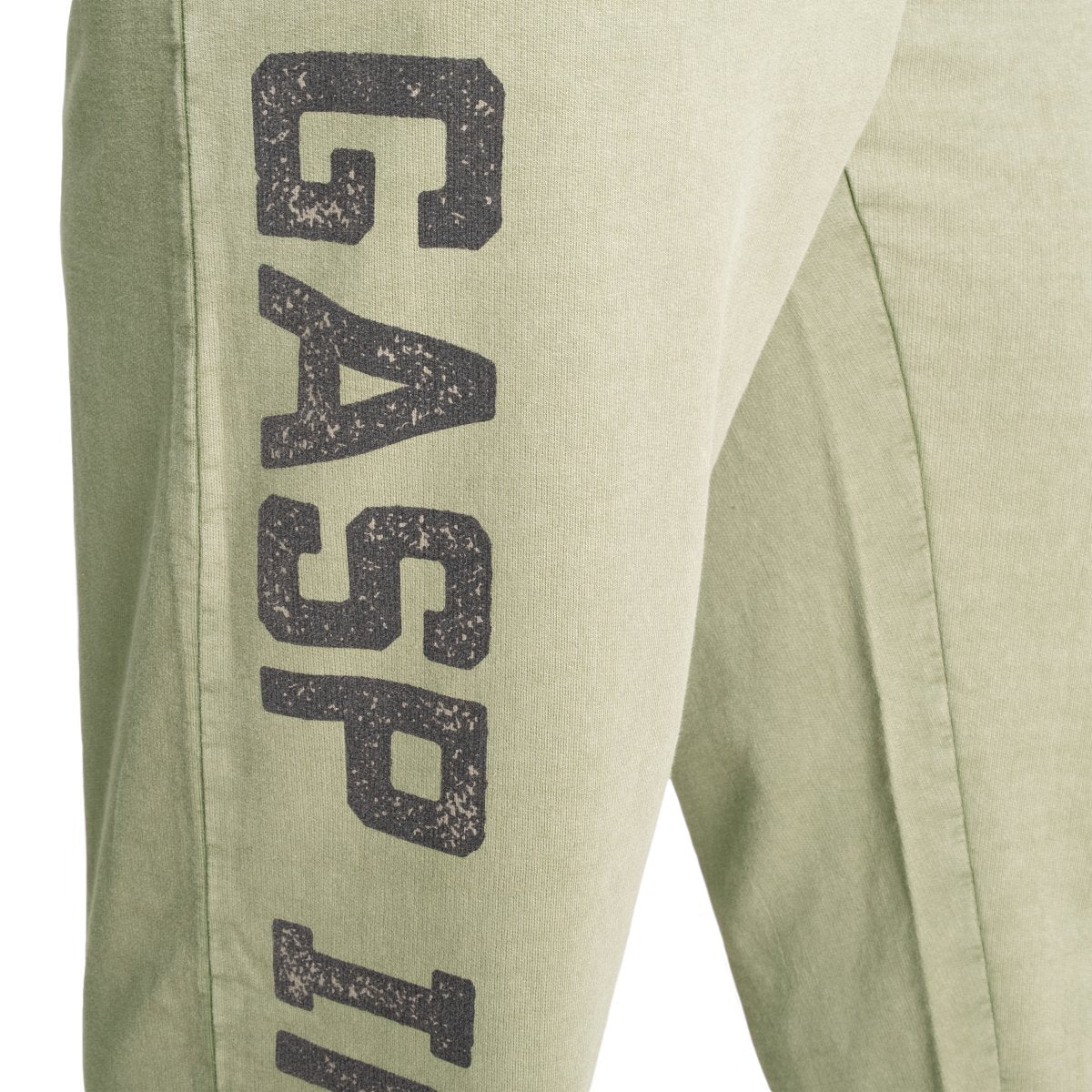 GASP Acid Logo Sweatpant - Washed Green - Urban Gym Wear