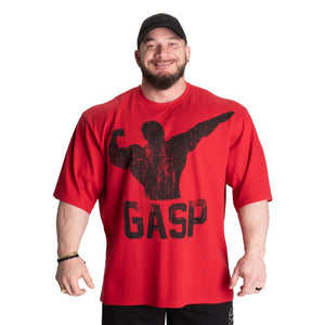 GASP Archer Thermal Iron Tee - Chilli Red - Urban Gym Wear