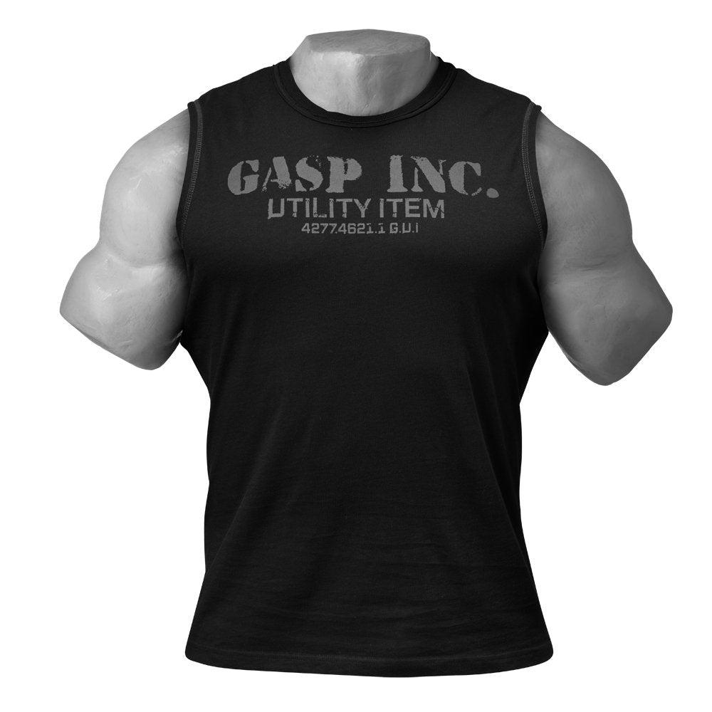 GASP Basic Utility S-L - Washed Black - Urban Gym Wear