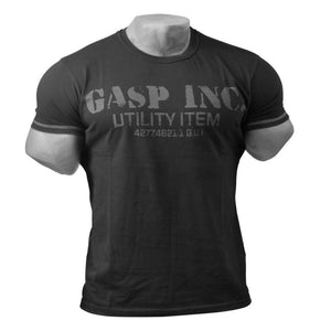 GASP Basic Utility Tee - Black - Urban Gym Wear
