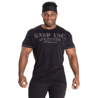 GASP Basic Utility Tee - Black - Urban Gym Wear