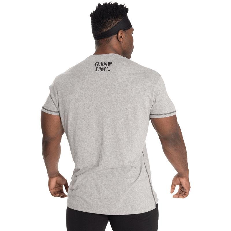 GASP Basic Utility Tee - Grey - Urban Gym Wear