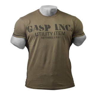 GASP Basic Utility Tee - Wash Green - Urban Gym Wear