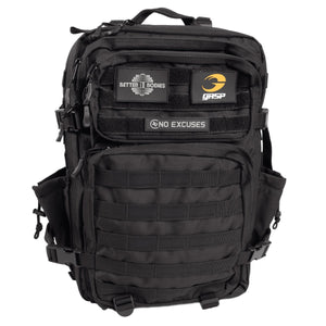 GASP & Better Bodies Tactical Back Pack - Black - Urban Gym Wear