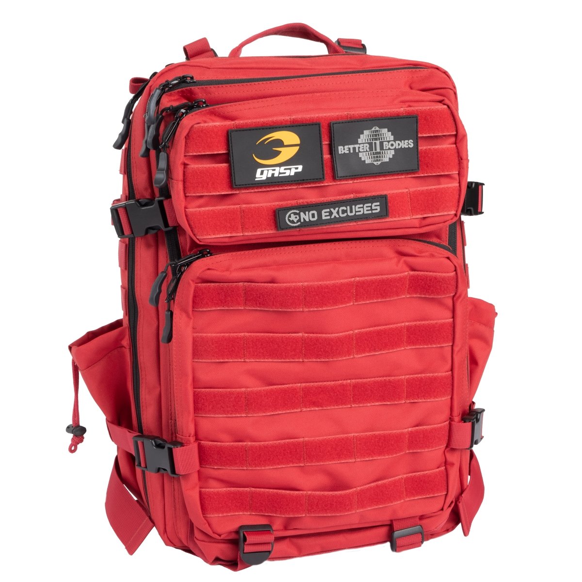 GASP & Better Bodies Tactical Back Pack - Chilli Red - Urban Gym Wear