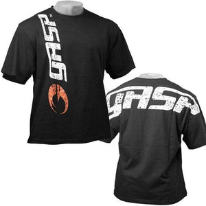 GASP Big Logo Tee - Black - Urban Gym Wear