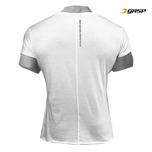 GASP Broad Street Tee - White - Urban Gym Wear