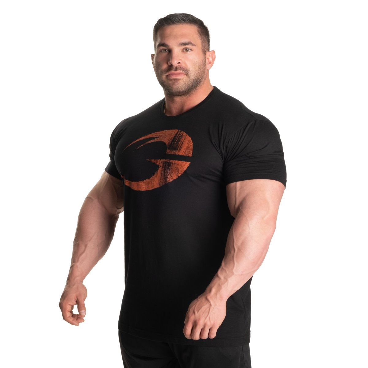 GASP Cadet Tee - Black/Flame - Urban Gym Wear