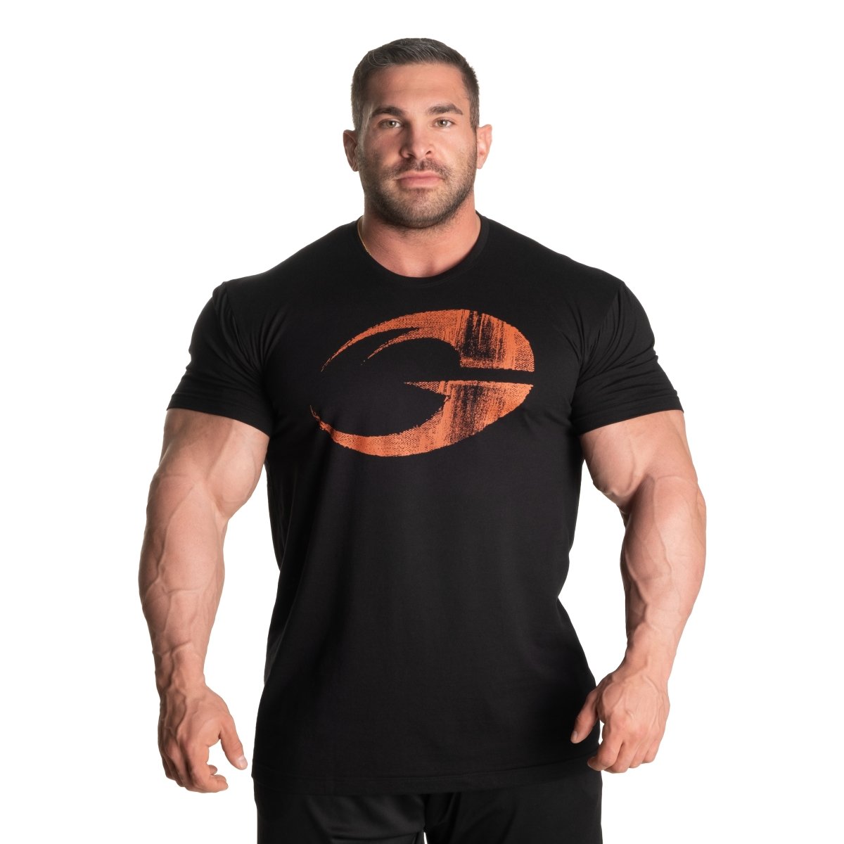 GASP Cadet Tee - Black/Flame - Urban Gym Wear