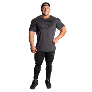 GASP Cadet Tee - Dark Grey Melange - Urban Gym Wear