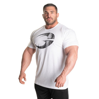 GASP Cadet Tee - White - Urban Gym Wear