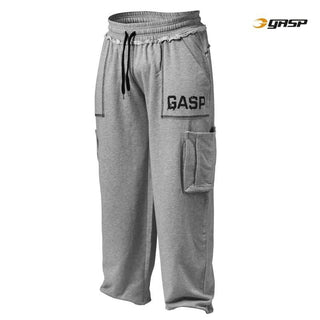 GASP Cargo Sweatpant - Greymelange - Urban Gym Wear