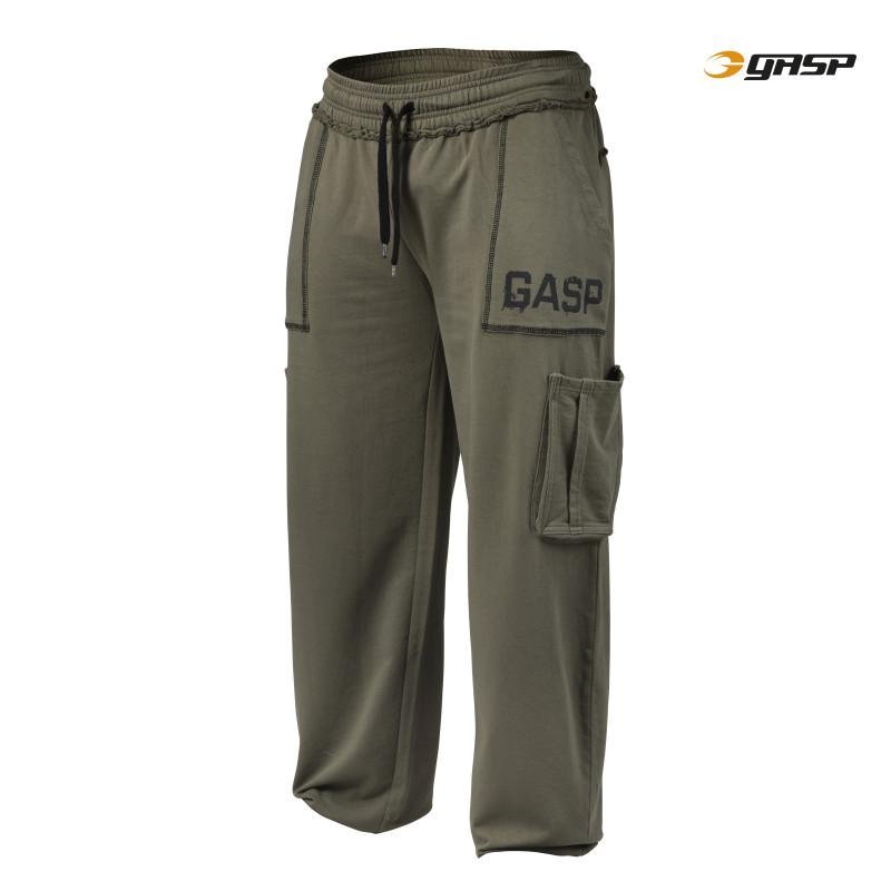 GASP Cargo Sweatpant - Wash Green - Urban Gym Wear