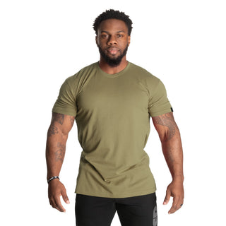 GASP Classic Standard Tee - Army Green Melange - Urban Gym Wear