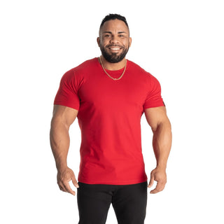 GASP Classic Tapered Tee - Chilli Red - Urban Gym Wear