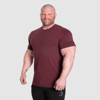 GASP Classic Tapered Tee - Maroon - Urban Gym Wear