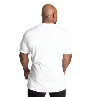 GASP Classic Tapered Tee - White - Urban Gym Wear