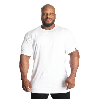GASP Classic Tapered Tee - White - Urban Gym Wear