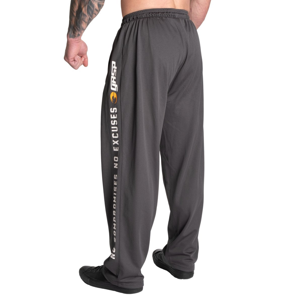 GASP Core Mesh Pants - Grey - Urban Gym Wear