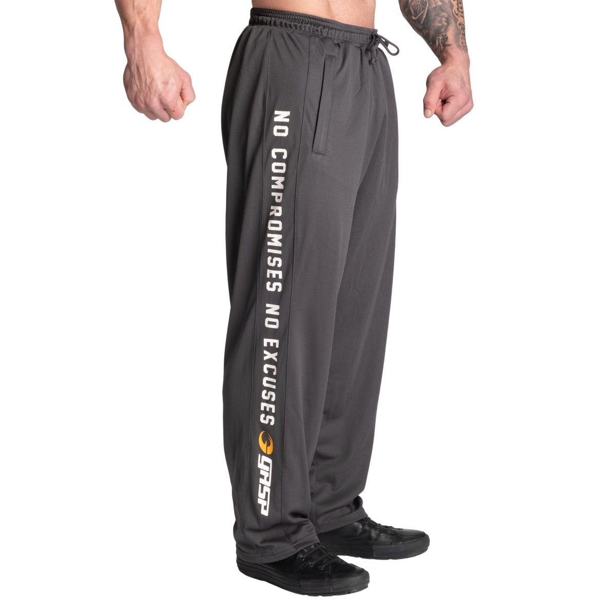 GASP Core Mesh Pants - Grey - Urban Gym Wear
