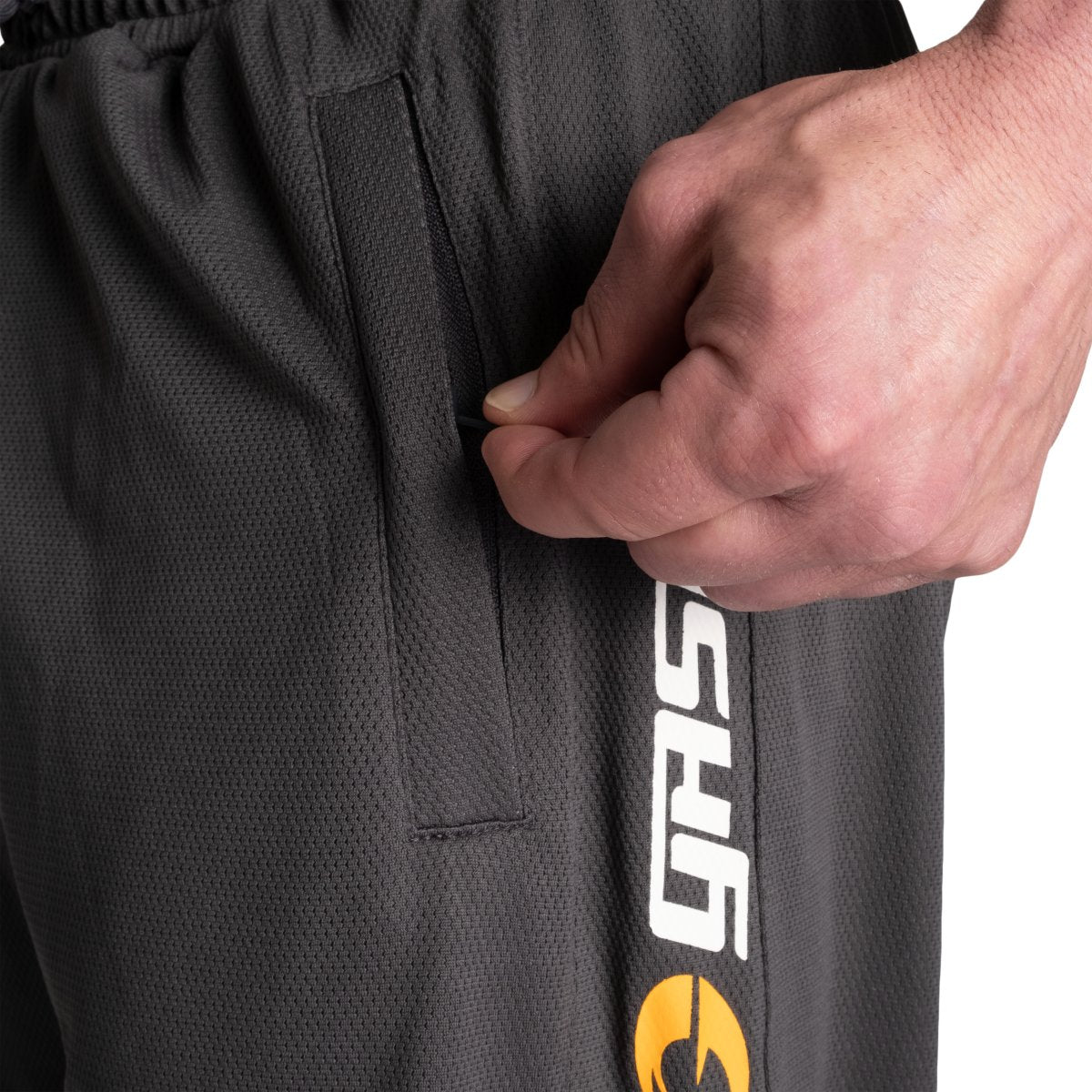 GASP Core Mesh Pants - Grey - Urban Gym Wear