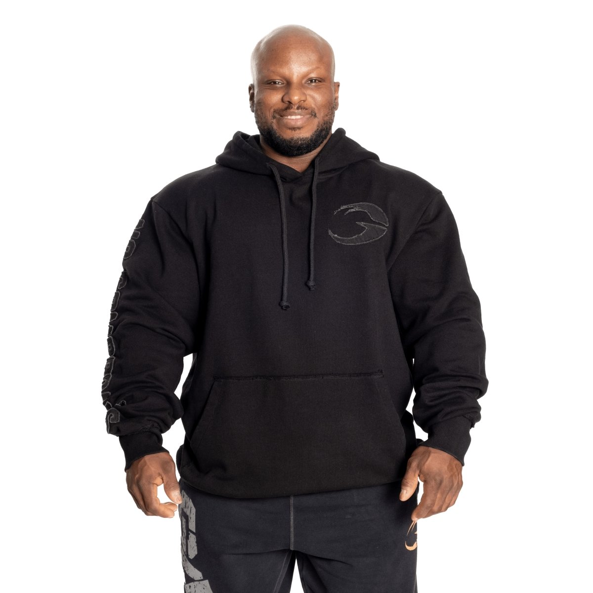 GASP Distressed Hood - Black - Urban Gym Wear