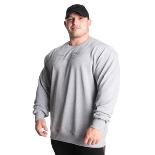 GASP Division Crewneck - Grey Melange - Urban Gym Wear
