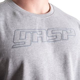 GASP Division Crewneck - Grey Melange - Urban Gym Wear