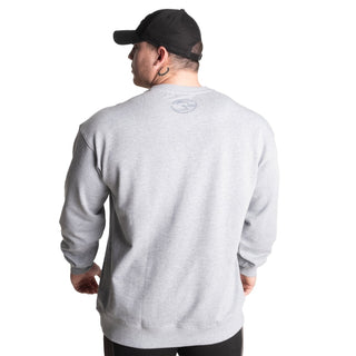 GASP Division Crewneck - Grey Melange - Urban Gym Wear