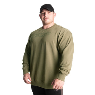 GASP Division Crewneck - Washed Green - Urban Gym Wear