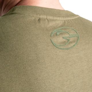 GASP Division Crewneck - Washed Green - Urban Gym Wear