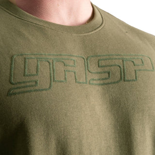 GASP Division Crewneck - Washed Green - Urban Gym Wear